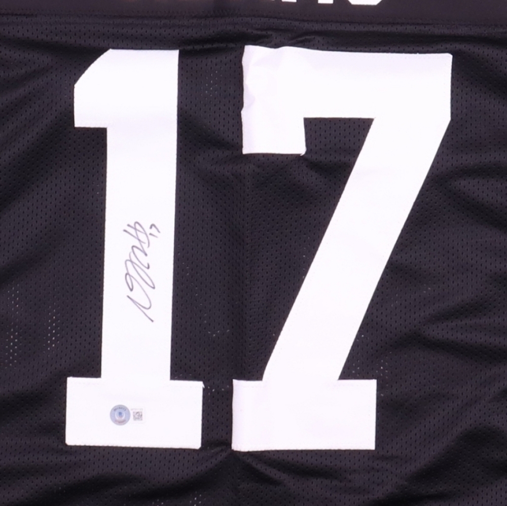 #17 Devante Adams black Autographed Raiders jersey with COA